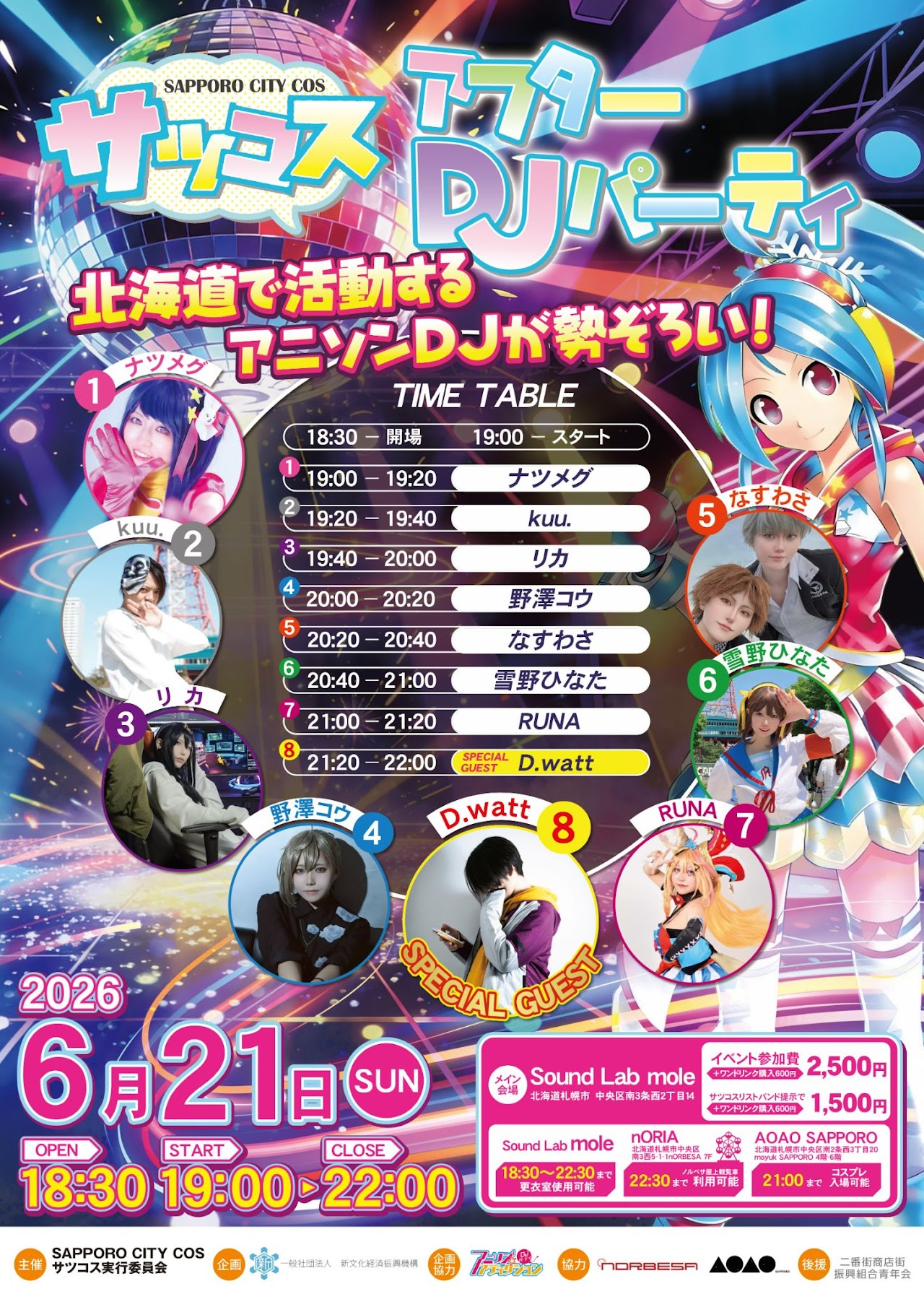 サッコス アフターDJパーティー